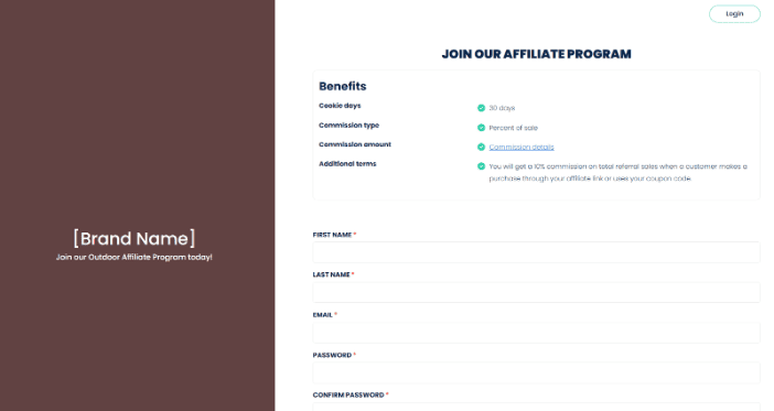 outdoor affiliate program guide