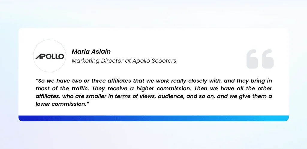 Affiliate Commission Rates