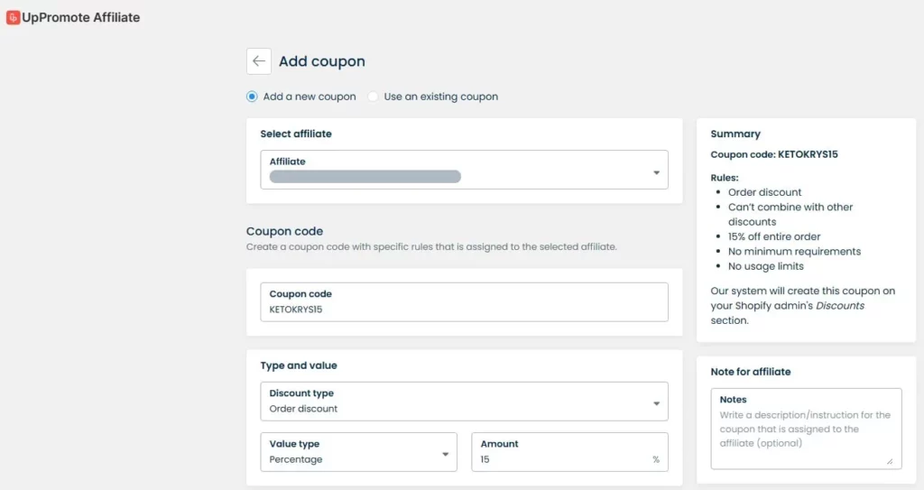 keto affiliate program