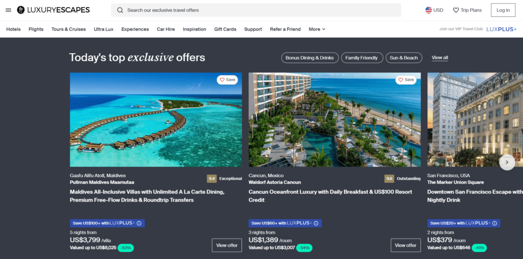 luxury travel affiliate program 1
