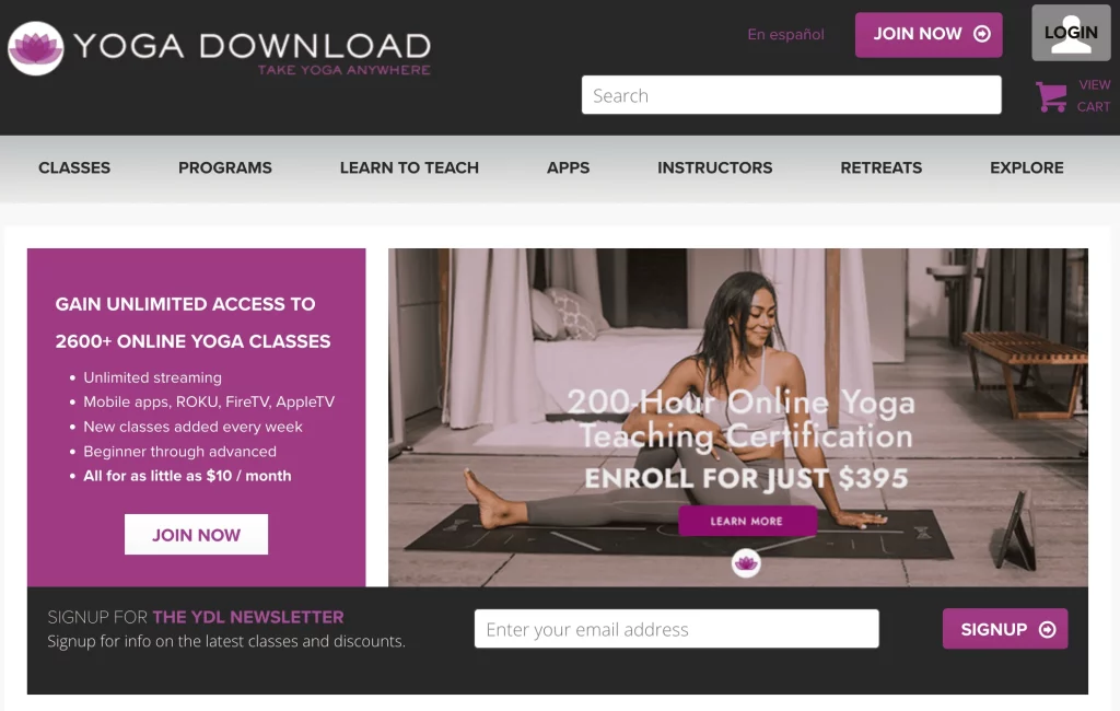 yoga affiliate programs