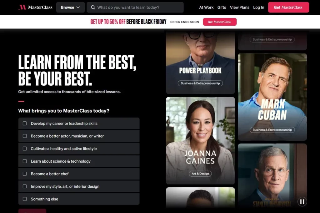 MasterClass Affiliate Program