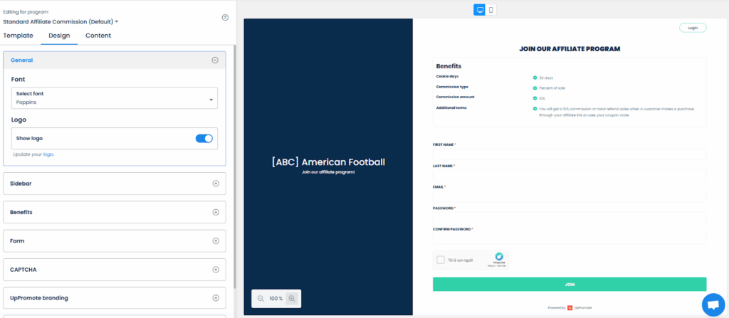 UpPromote Affiliate Registration Form Setup UpPromote Affiliate Registration Form Setup