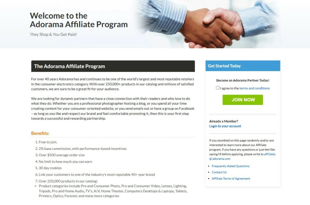 adorama affiliate program
