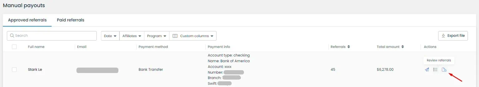 Affiliate Payment 12