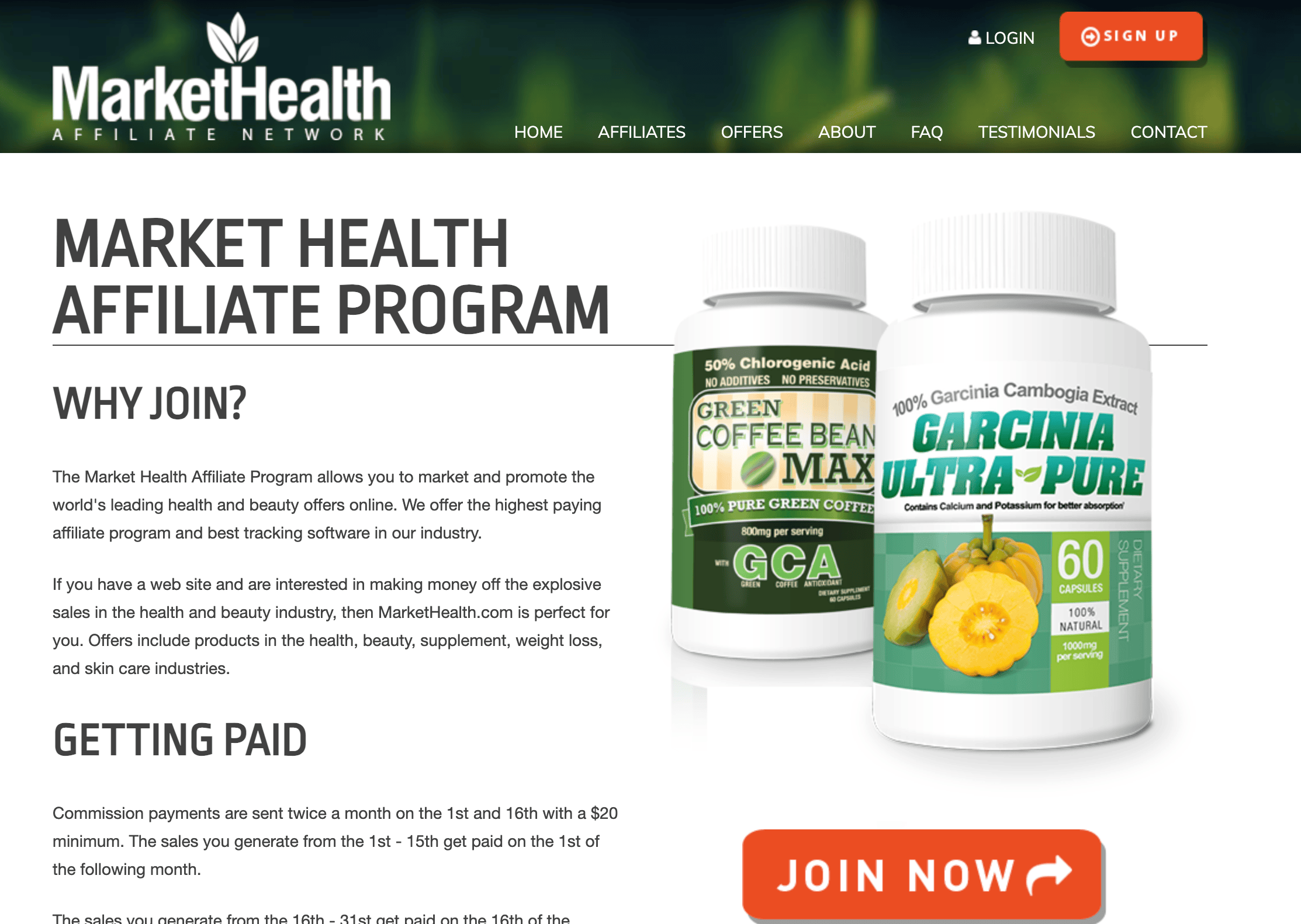 Health and Wellness Affiliate Programs