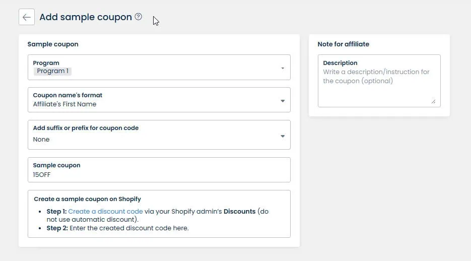 affiliate code 14
