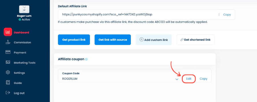 affiliate code 17