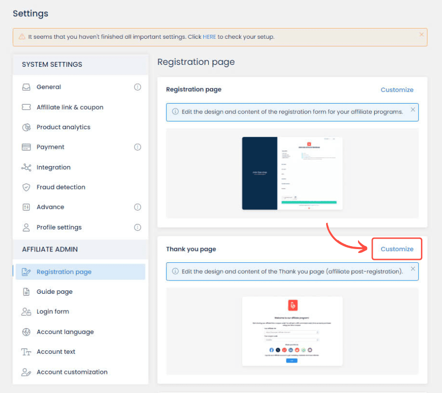 affiliate form