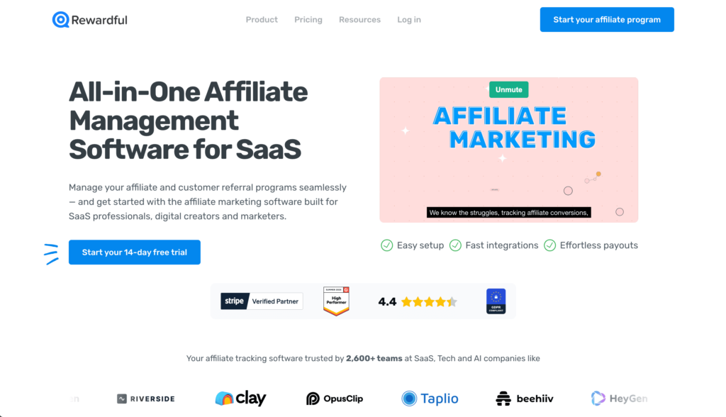 what is affiliate software