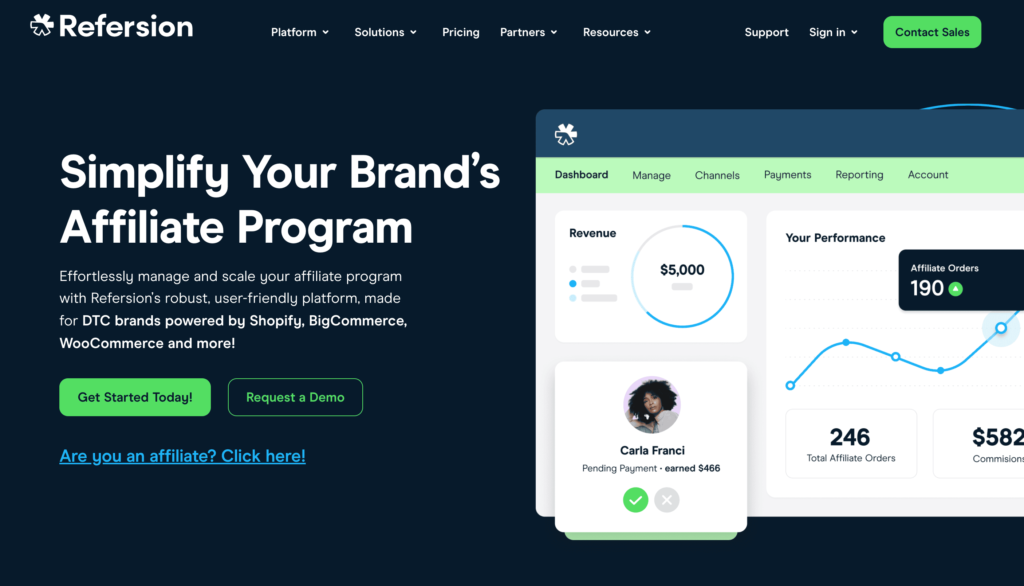 what is affiliate software