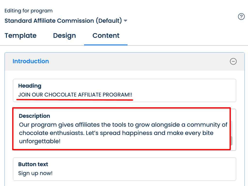 chocolate affiliate program guide