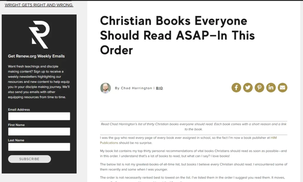 christian affiliate program guide