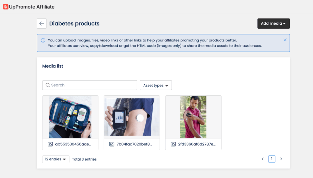 diabetes affiliate program guide