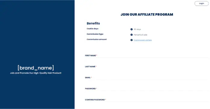 hair poducts affiliate program guide