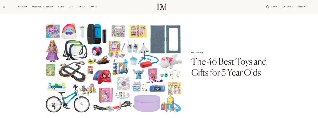 kid's toys affiliate program guide