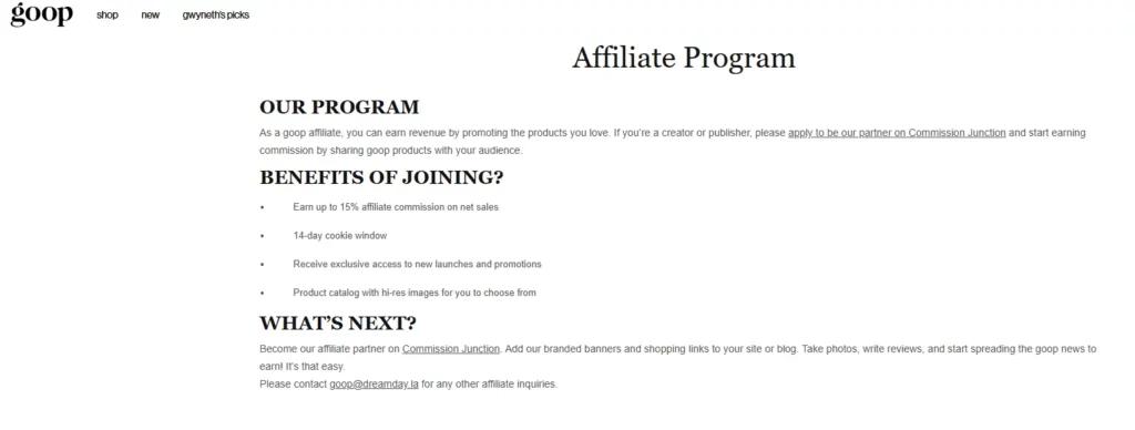 Luxury Affiliate Program