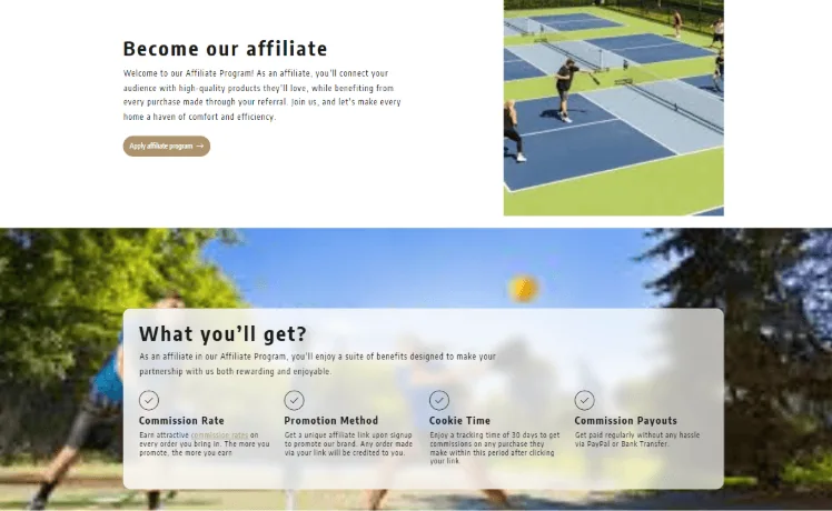 Top 10 Best Pickleball Affiliate Programs to Monetize Your Sports Content 14 pickleball affiliate program guide
