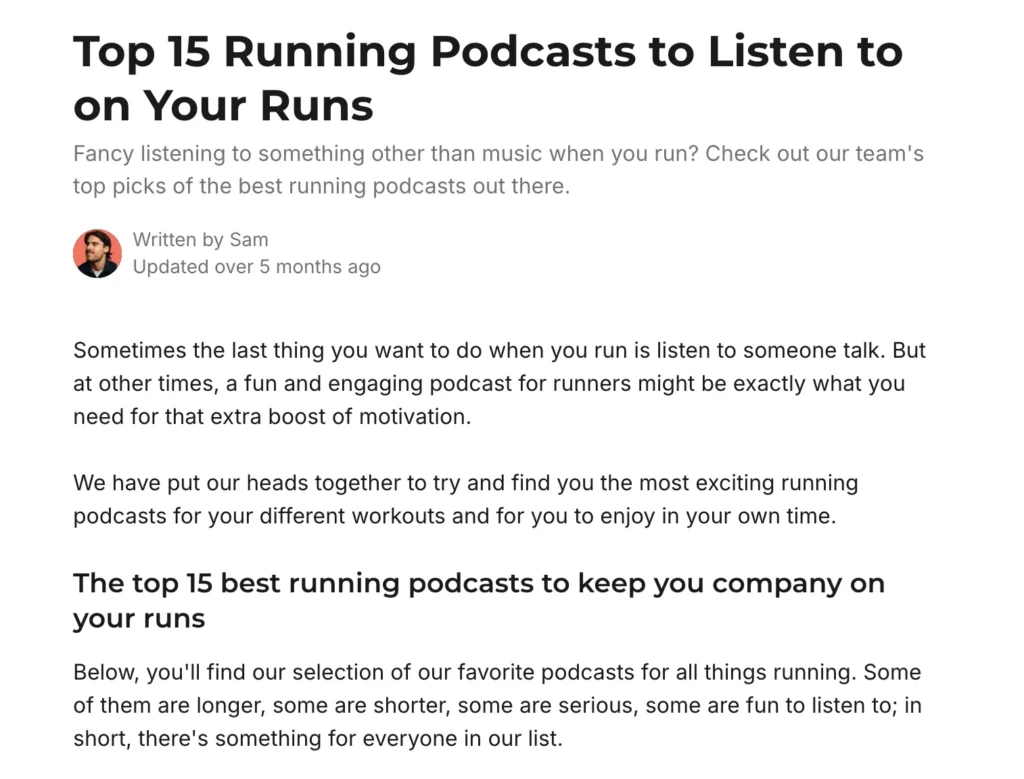 running affiliate program guide