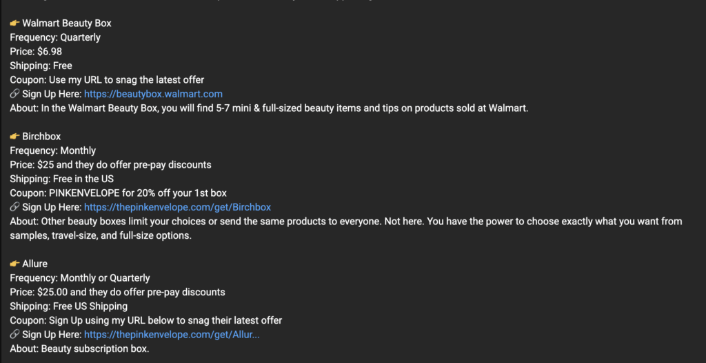 subscription box affiliate program guide