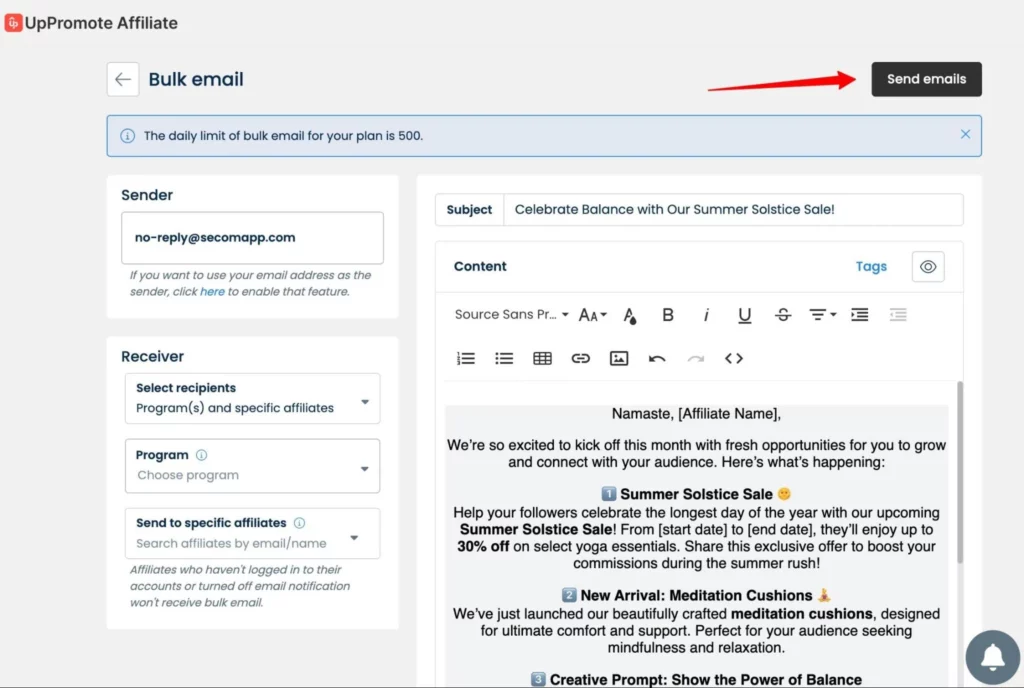 yoga affiliate program guide