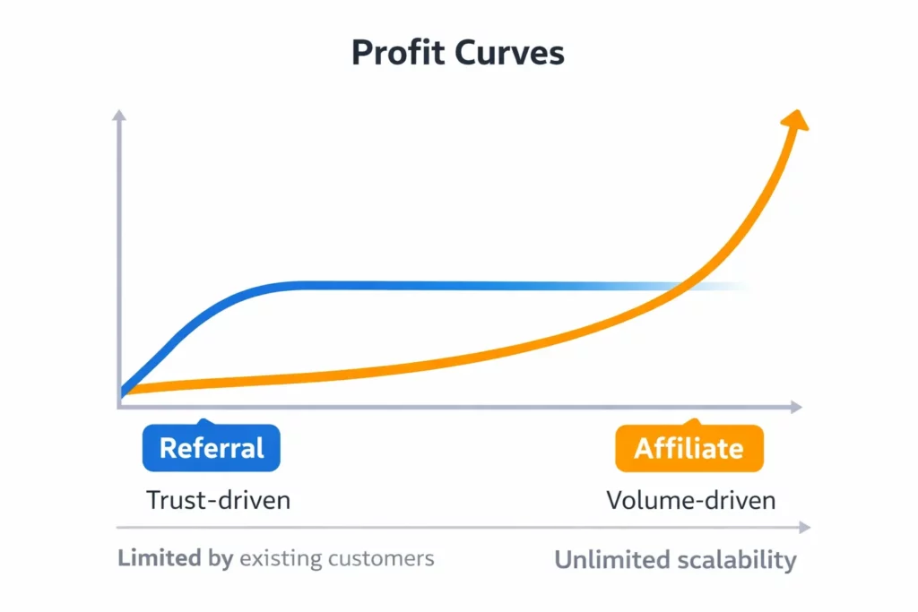 Affiliate Program vs Referral Program for Shopify