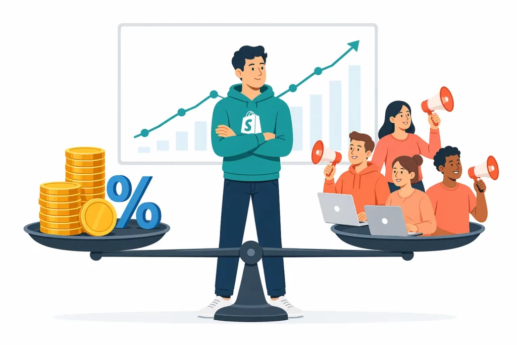Affiliate Commission Rates on Shopify