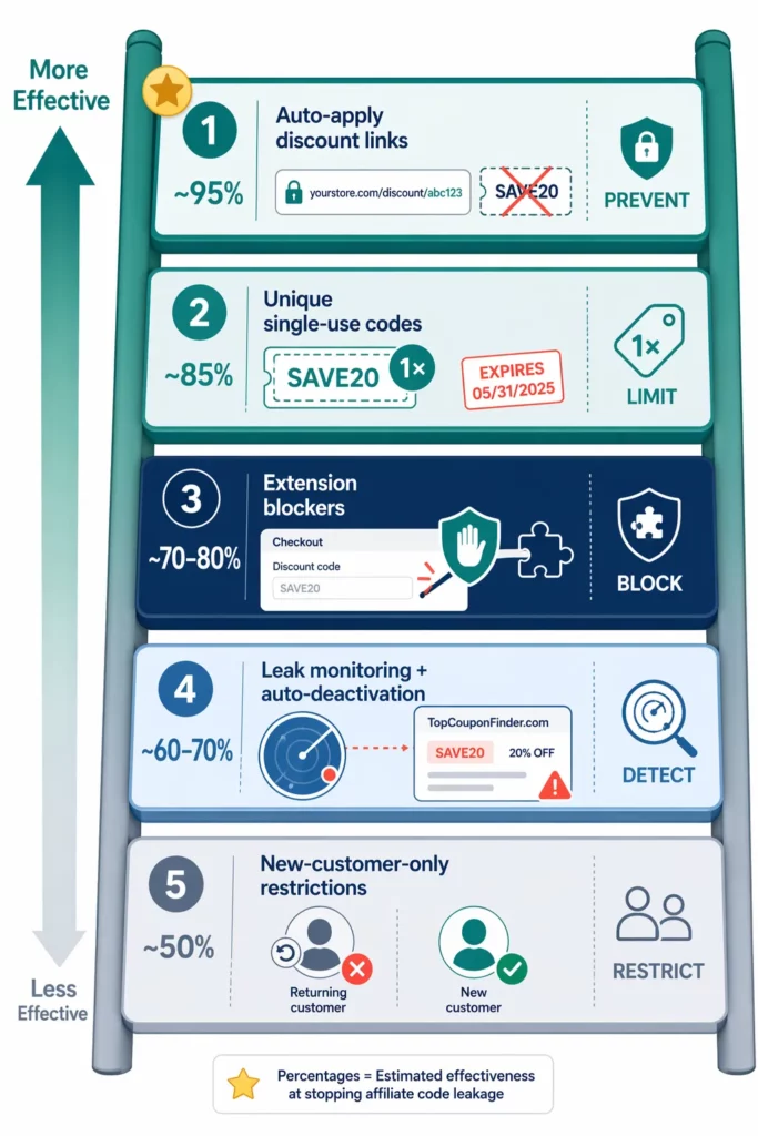 How to Set Up Affiliate Discount Codes Without Coupon Leaks on Shopify