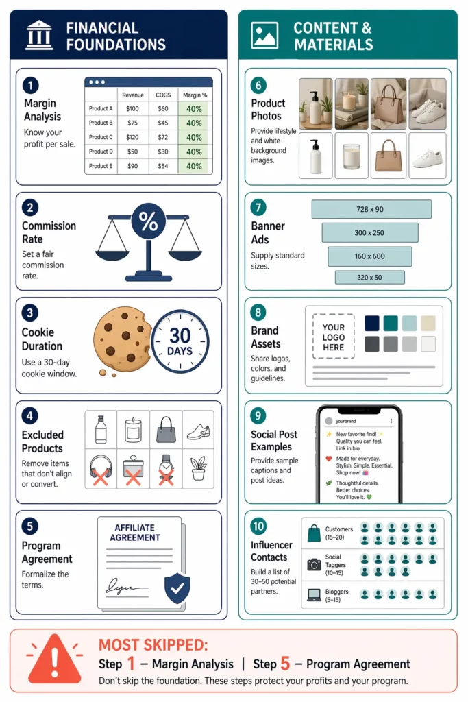 Shopify Affiliate Program Launch Checklist