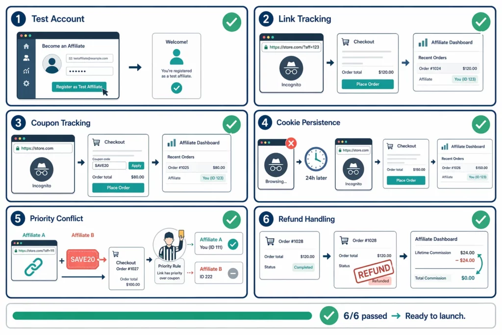 Shopify Affiliate Program Launch Checklist