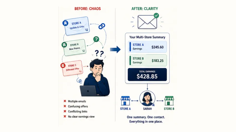 How to Manage Affiliate Programs Across Multiple Shopify Stores [2026]