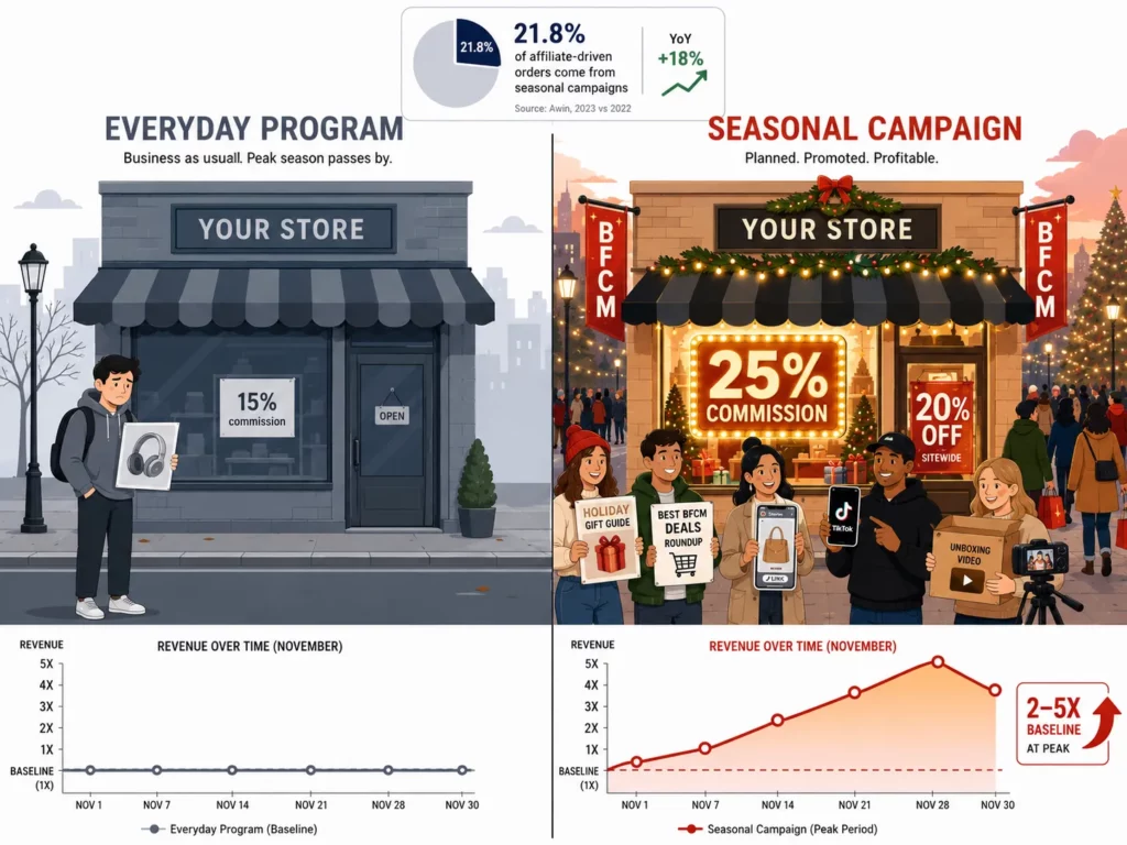 How to Run Seasonal Affiliate Campaigns on Shopify