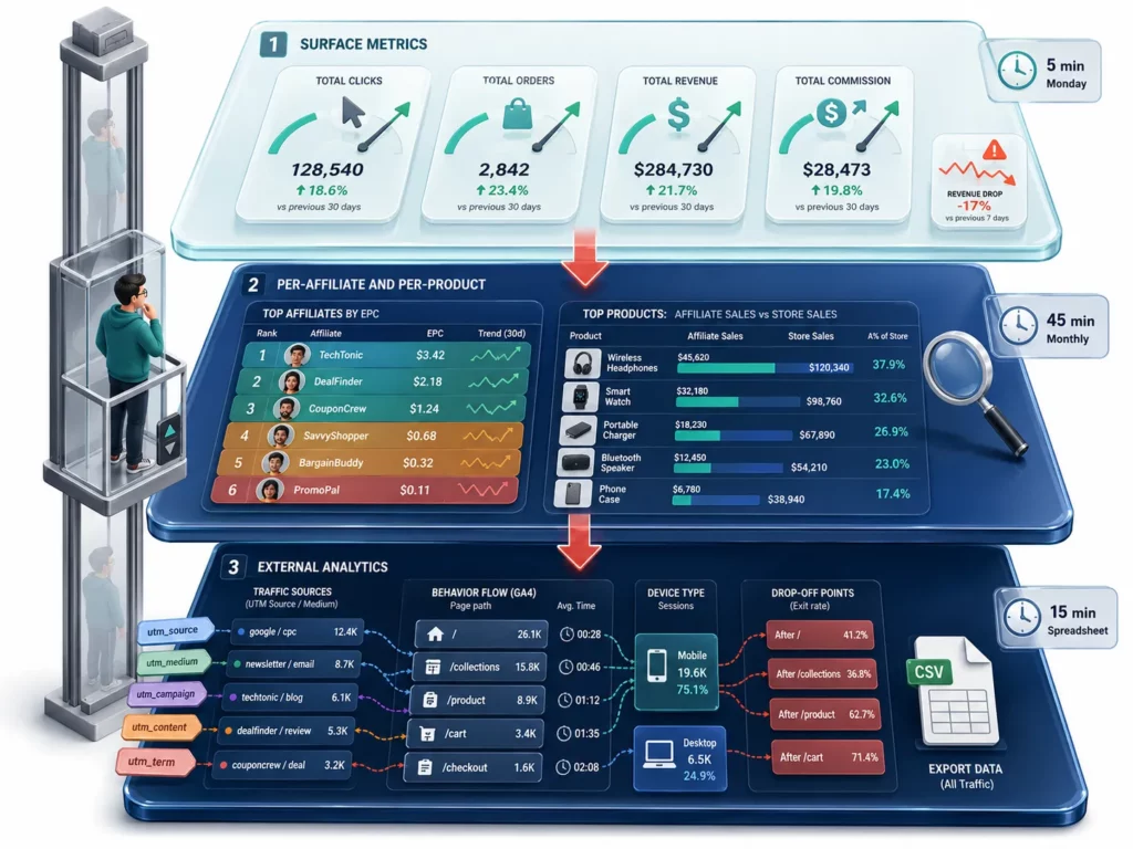 how to track affiliate performance on shopify 3
