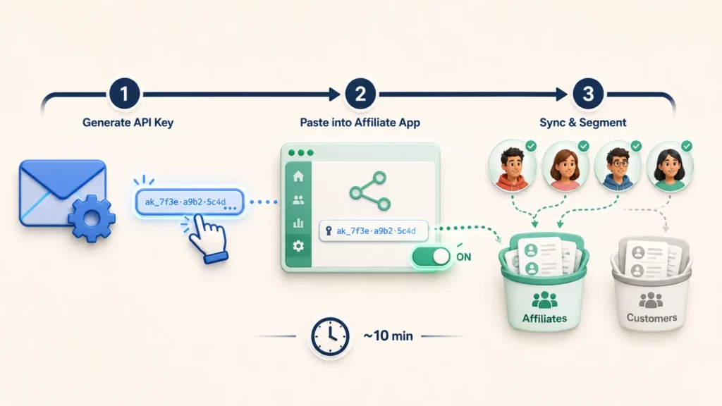 How to Integrate Your Affiliate Program with Klaviyo, Omnisend & More