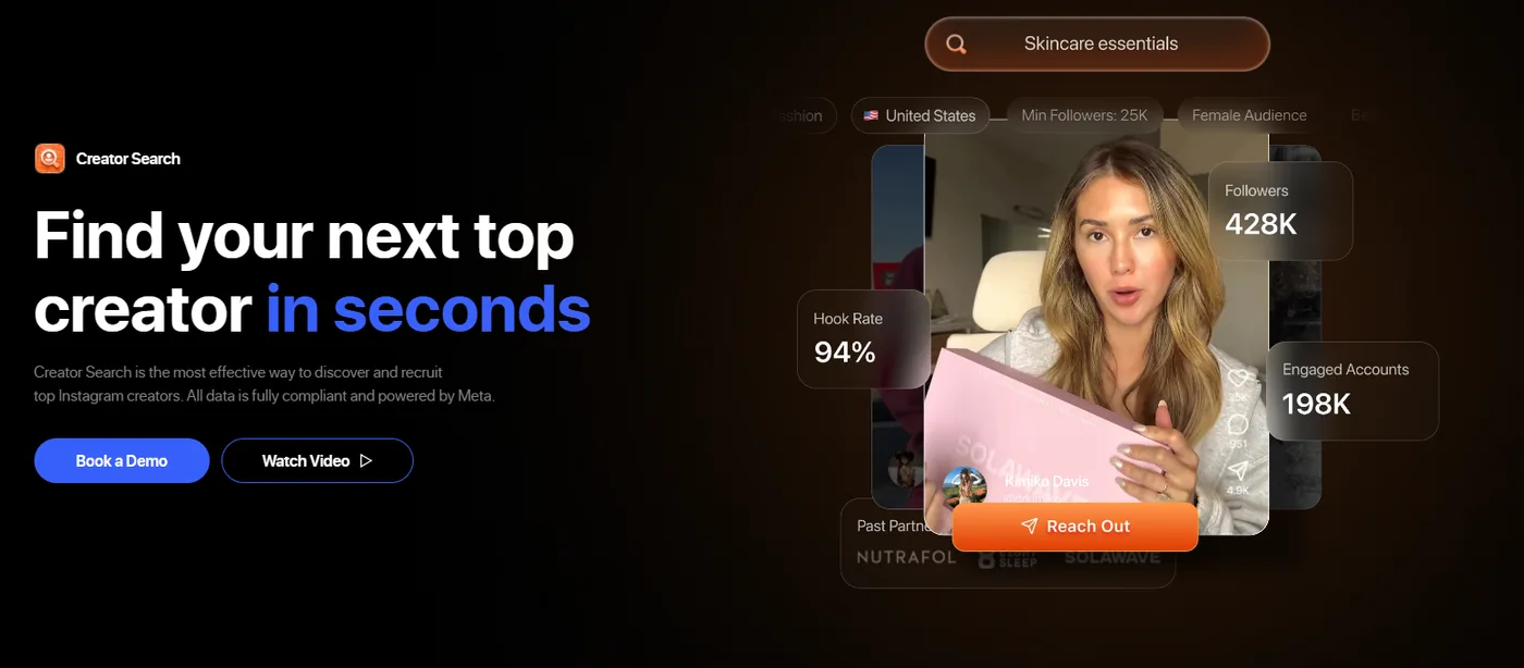 Social Snowball Creator Search on the Blizzard tier